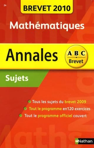 Math&eacute;matiques 3e : Sujets corrig&eacute;s