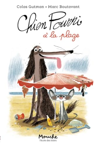 Chien pourri &agrave; la plage