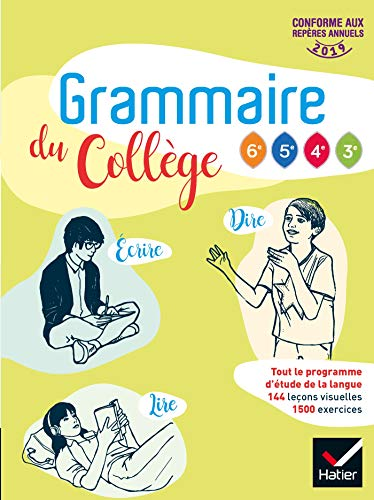 Grammaire du coll&egrave;ge Hatier