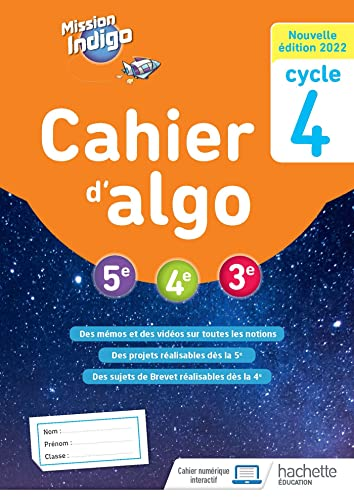 Cahier d'algo