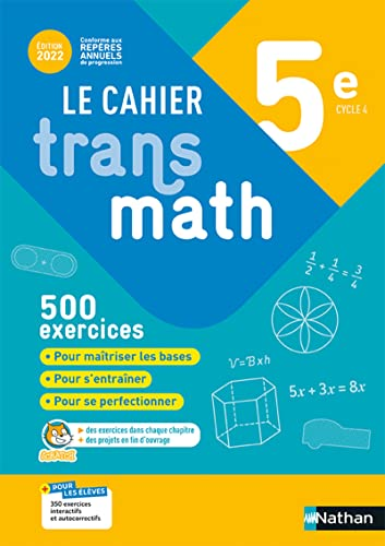 Cahier d'exercices 5e Nathan