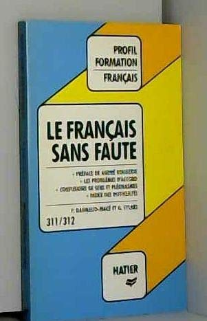 LE FRANCAIS SANS FAUTE