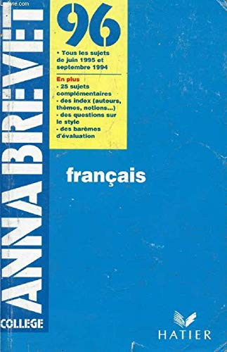 ANNABREVET 96 : FRANCAIS