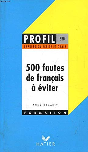 500 fautes de français à éviter