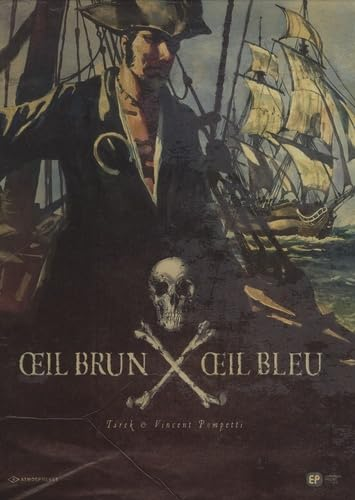 Oeil brun, ciel bleu