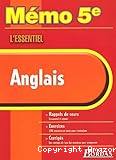 M&eacute;mo 5&egrave; Anglais