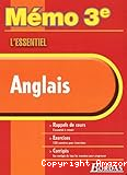 M&eacute;mo 3&egrave; Anglais