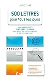 500 lettres pour tous les jours