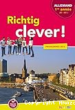 Allemand 5ème LV 2. 1re année, A1 - A1 + (Didtier, 2016). Richtig clever !