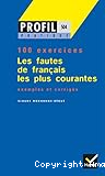 Les fautes françaises les plus courantes
