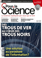 Pour la science, 542 - 12/2022 - Bulletin N°542
