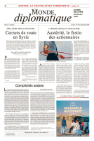 Le Monde diplomatique (Paris. 1954), 858 - 09/2025 - Bulletin N°858