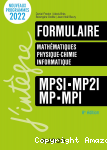 Formulaire MPSI - MP2I - MP - MPI vignette
